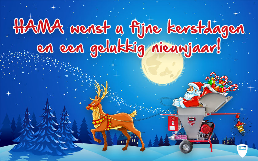 HAMA wenst u fijne feestdagen en een gelukkig nieuwjaar!